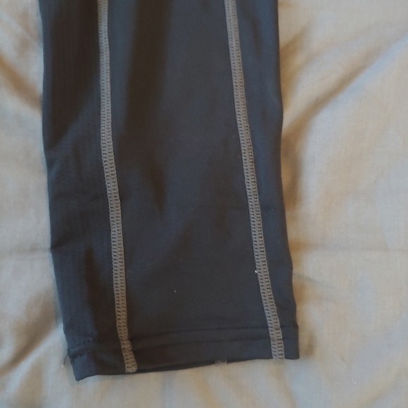 NWT Russell Athletic Compression Leggings, Men's Size L, Black/Grey - Picture 2 of 10
